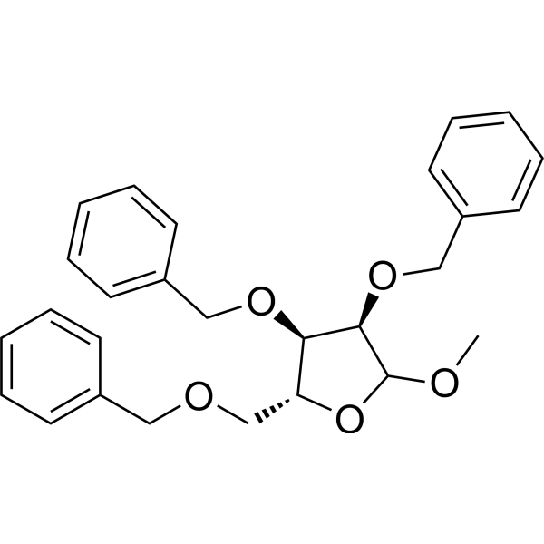Methyl 2,3,5-tri-O-benzyl-D-ribofuranoside 64363-77-5